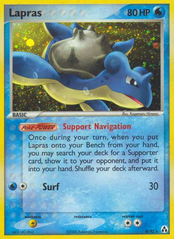 Lapras, Legend Maker 8