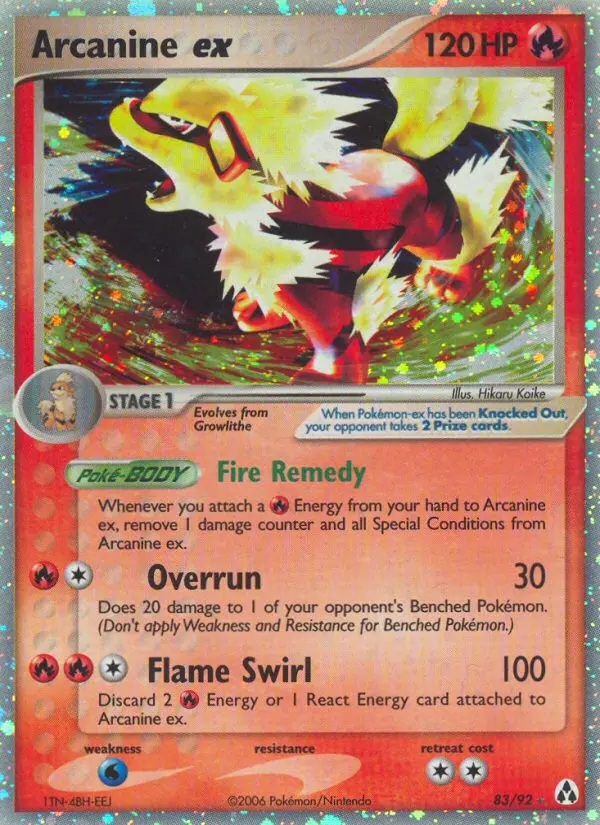 Arcanine ex, Legend Maker 83
