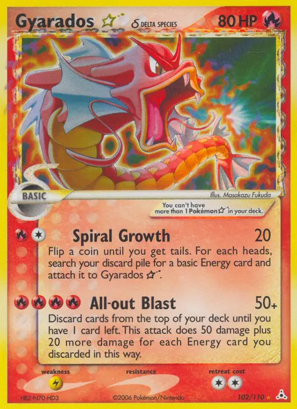 Gyarados ☆ δ, Holon Phantoms 102