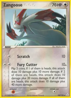 Zangoose, Holon Phantoms 34
