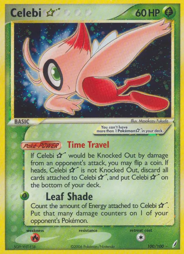 Celebi ☆, Crystal Guardians 100