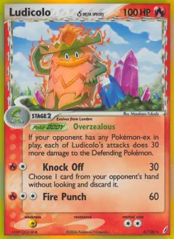 Ludicolo δ, Crystal Guardians 6