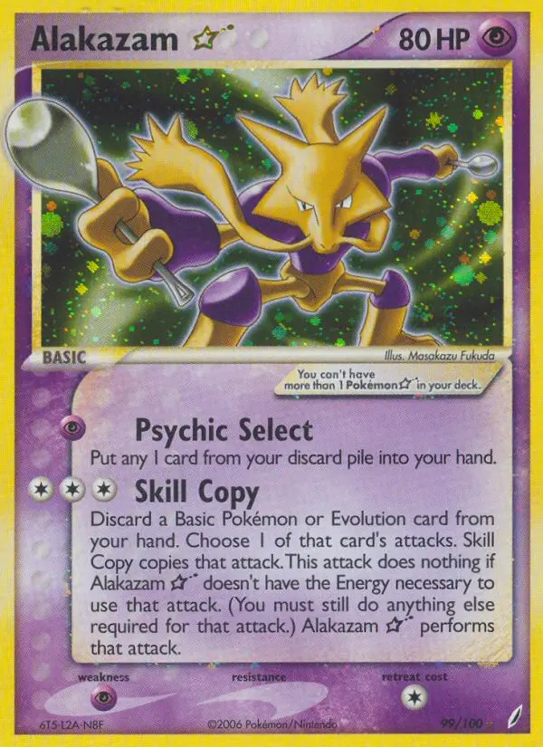 Alakazam ☆, Crystal Guardians 99