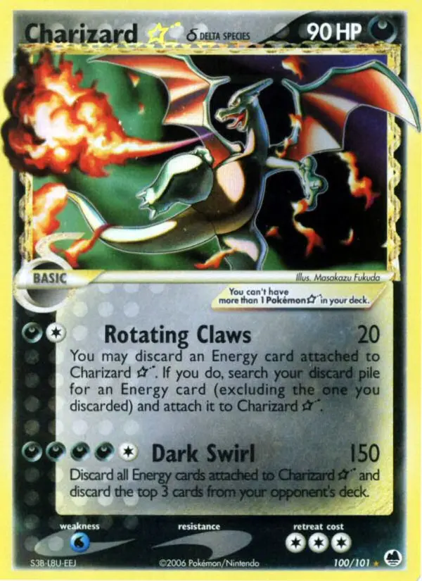 Charizard ☆ δ, Dragon Frontiers 100