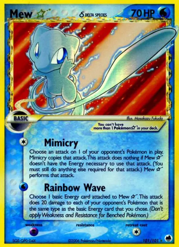 Mew ☆ δ, Dragon Frontiers 101
