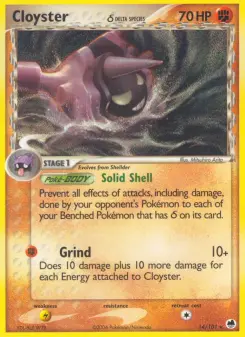 Cloyster δ, Dragon Frontiers 14