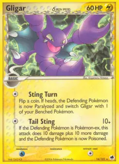 Gligar δ, Dragon Frontiers 16