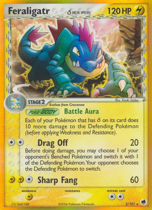 Feraligatr δ, Dragon Frontiers 2
