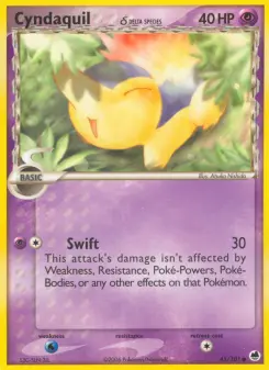 Cyndaquil δ, Dragon Frontiers 45