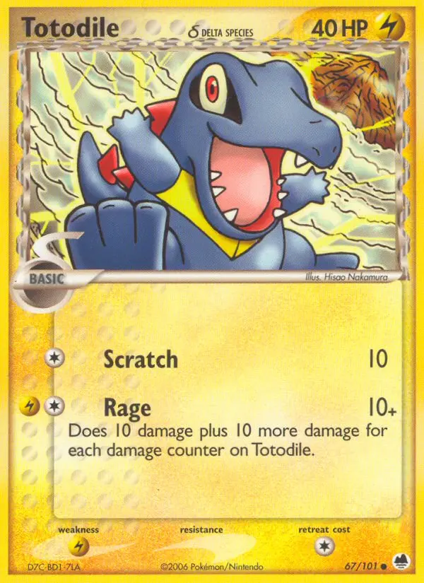 Totodile δ, Dragon Frontiers 67