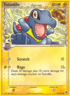 Totodile δ, Dragon Frontiers 67