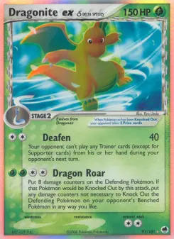 Dragonite ex δ, Dragon Frontiers 91