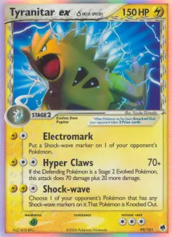 Tyranitar ex δ, Dragon Frontiers 99