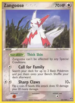 Zangoose, Power Keepers 25