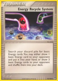 Energy Recycle System, Power Keepers 73
