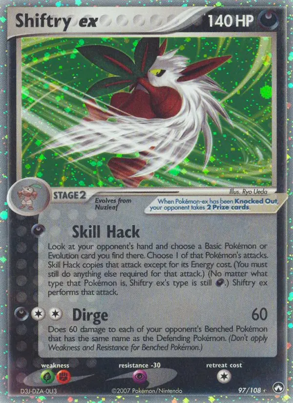 Shiftry ex, Power Keepers 97