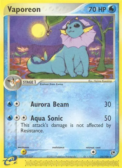 Vaporeon, Sandstorm 25