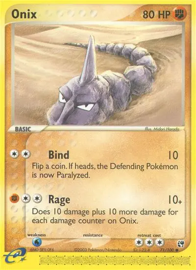 Onix, Sandstorm 71