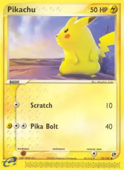 Pikachu, Sandstorm 72