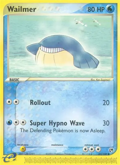 Wailmer, Sandstorm 83
