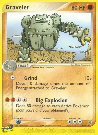 Graveler, Dragon 29