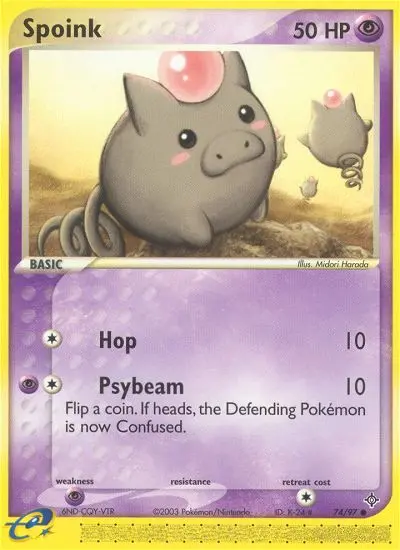Spoink, Dragon 74