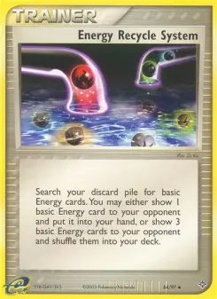 Energy Recycle System, Dragon 84
