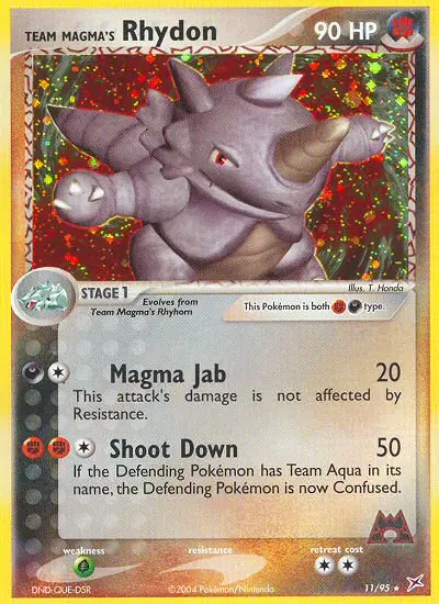Team Magma's Rhydon, Team Magma vs Team Aqua 11