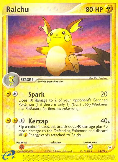 Raichu, Team Magma vs Team Aqua 13
