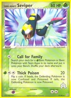Team Aqua's Seviper, Team Magma vs Team Aqua 17