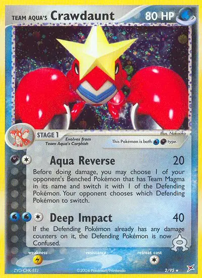 Team Aqua's Crawdaunt, Team Magma vs Team Aqua 2