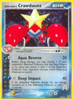 Team Aqua's Crawdaunt, Team Magma vs Team Aqua 2