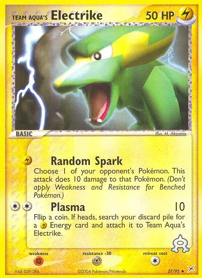 Team Aqua's Electrike, Team Magma vs Team Aqua 27