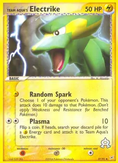 Team Aqua's Electrike, Team Magma vs Team Aqua 27