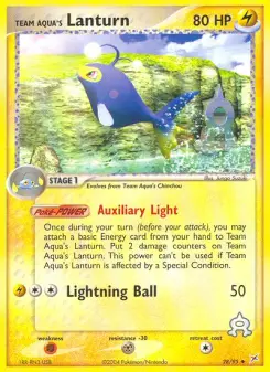 Team Aqua's Lanturn, Team Magma vs Team Aqua 28