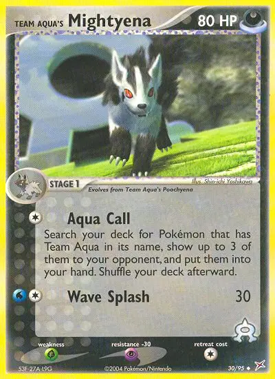 Team Aqua's Mightyena, Team Magma vs Team Aqua 30