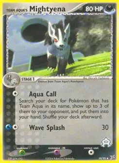Team Aqua's Mightyena, Team Magma vs Team Aqua 30