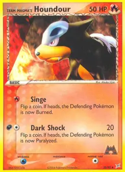 Team Magma's Houndour, Team Magma vs Team Aqua 35