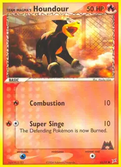Team Magma's Houndour, Team Magma vs Team Aqua 62