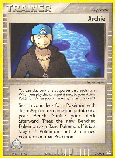 Archie, Team Magma vs Team Aqua 71