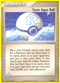 Team Aqua Ball, Team Magma vs Team Aqua 75