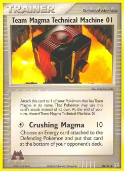Team Magma's Technical Machine 01, Team Magma vs Team Aqua 84