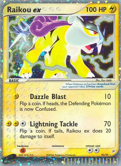 Raikou ex, Team Magma vs Team Aqua 92