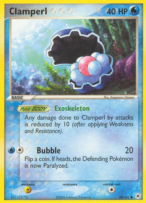 Clamperl, Hidden Legends 58