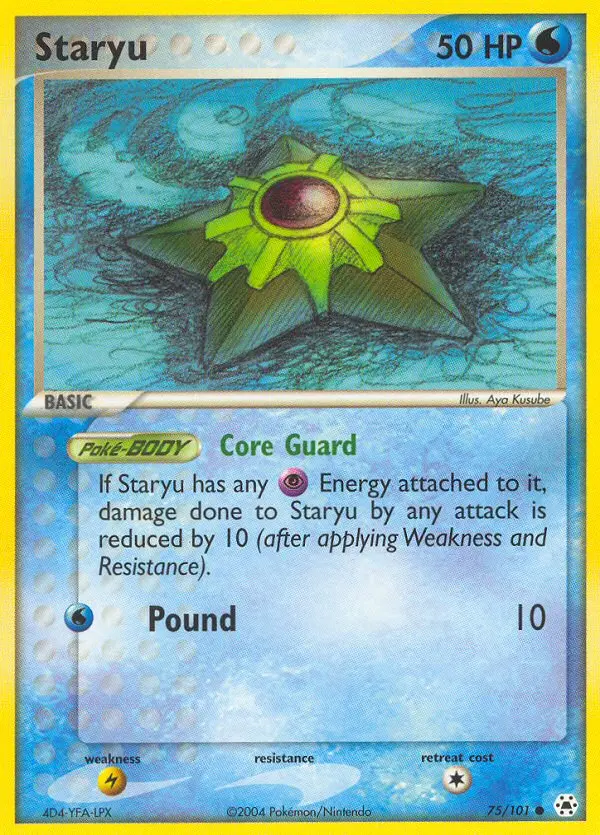 Staryu, Hidden Legends 75