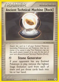 Ancient Technical Machine (Rock), Hidden Legends 85