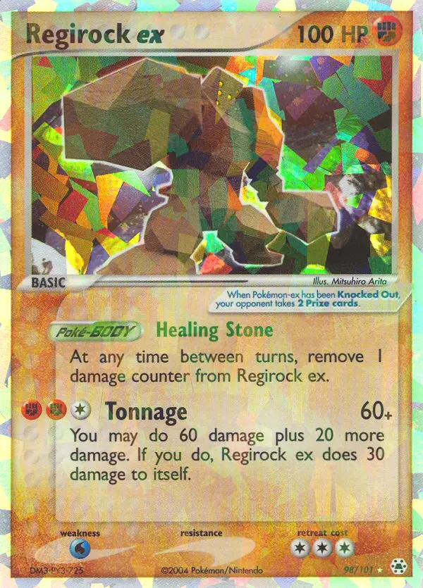 Regirock ex, Hidden Legends 98