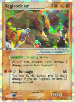 Regirock ex, Hidden Legends 98