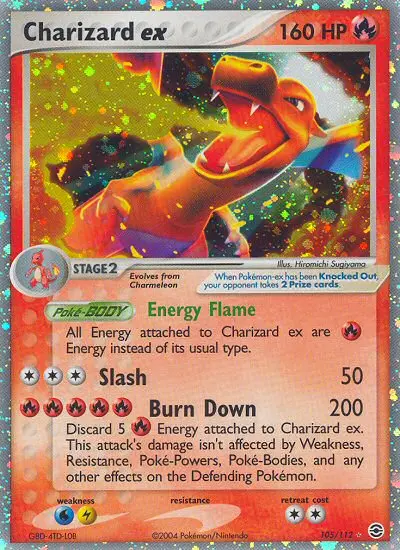 Charizard ex, FireRed & LeafGreen 105