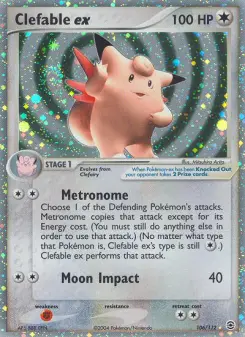 Clefable ex, FireRed & LeafGreen 106